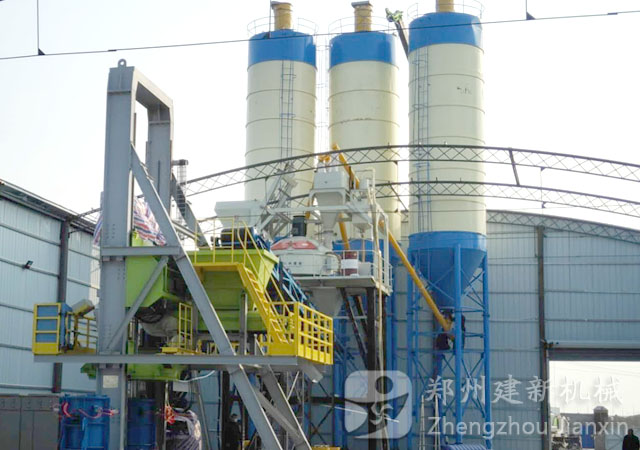 河南原阳开云手机注册-开云（中国）站安装完成主机采用建新1500立轴混凝土开云手机注册-开云（中国）机